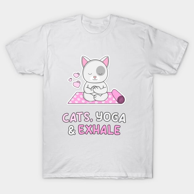 Cats & Yoga T-Shirt by Danielle